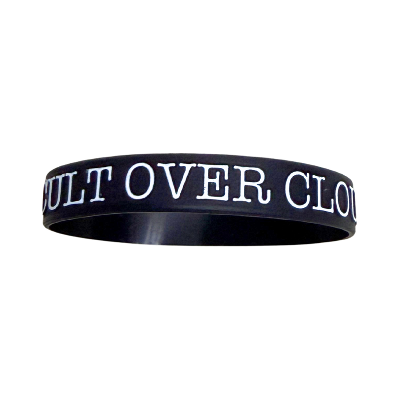 "Cult Over Clout" - Wristband back