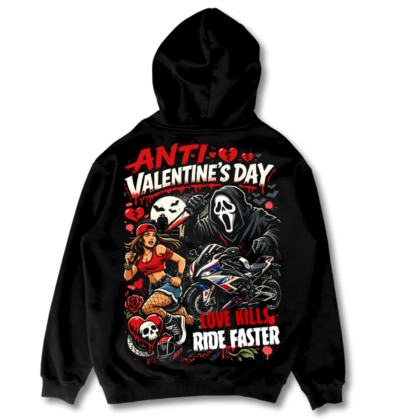 "love Kills Ride Faster"- Hoodie