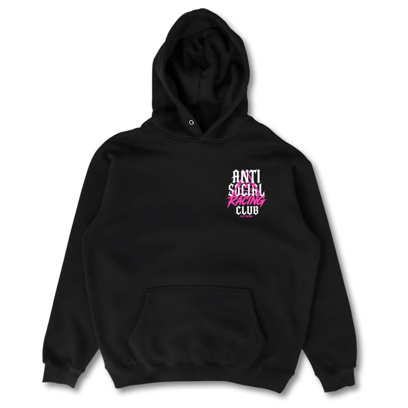 Antisocial Pink - Hoodie front