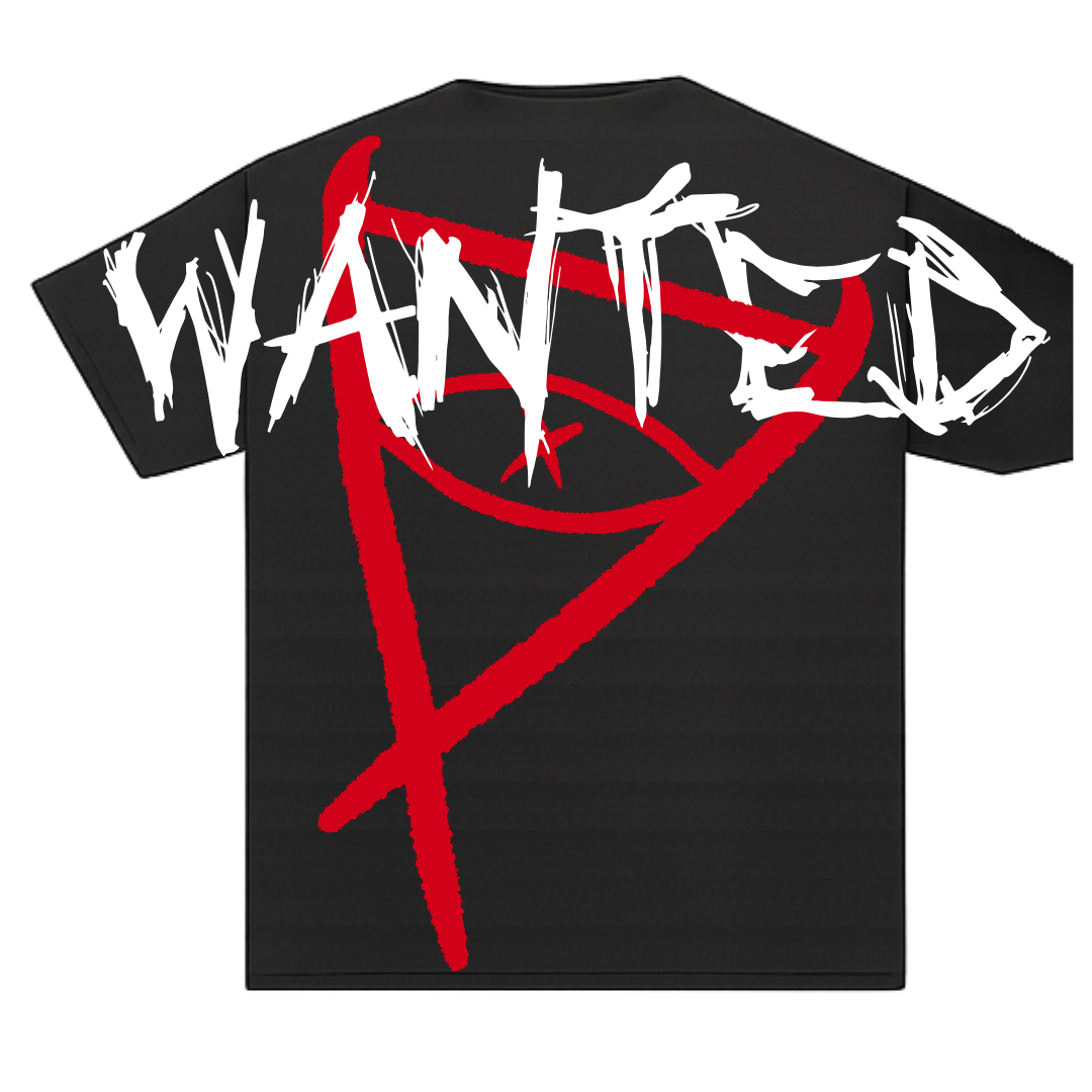WANTED (sleeve to sleeve print) - OverSized T-Shirt