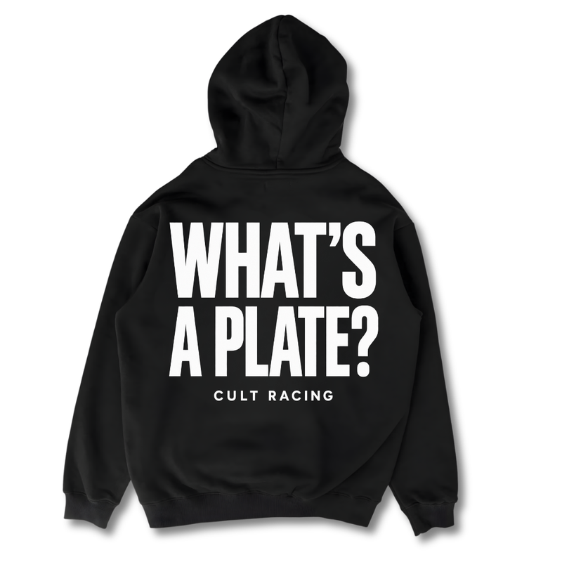 Whats A Plate - Hoodie back