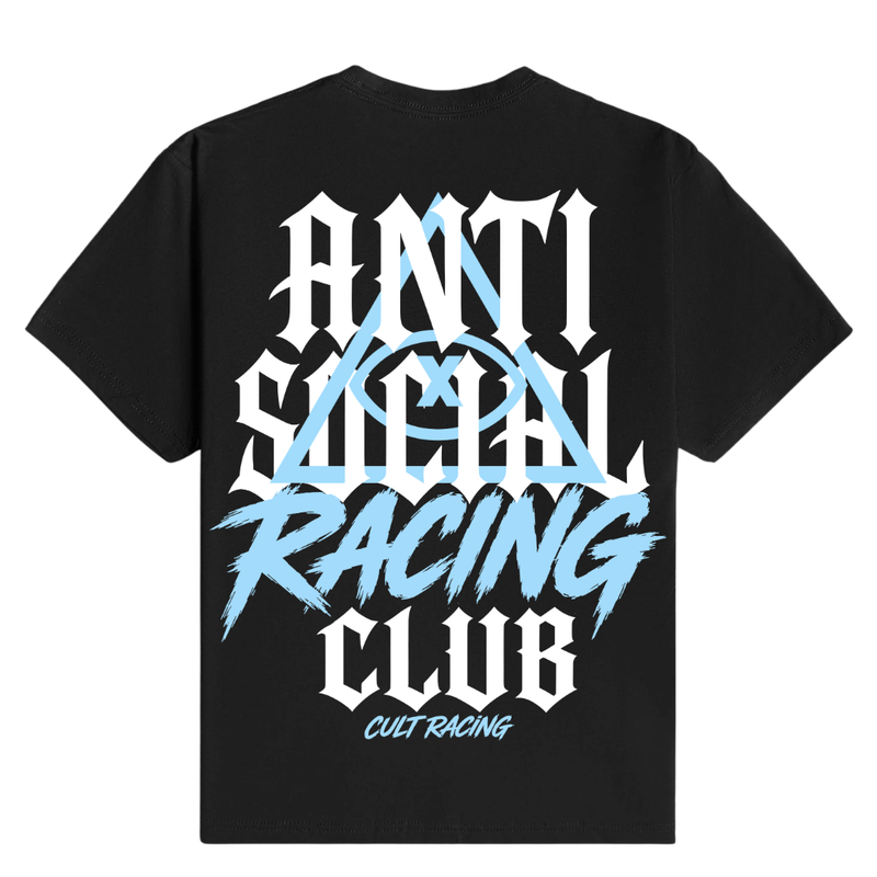 Antisocial Blue - T-Shirt back