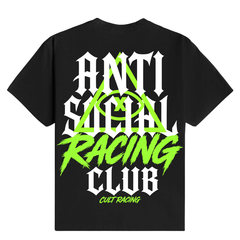 Antisocial Green - T-Shirt back