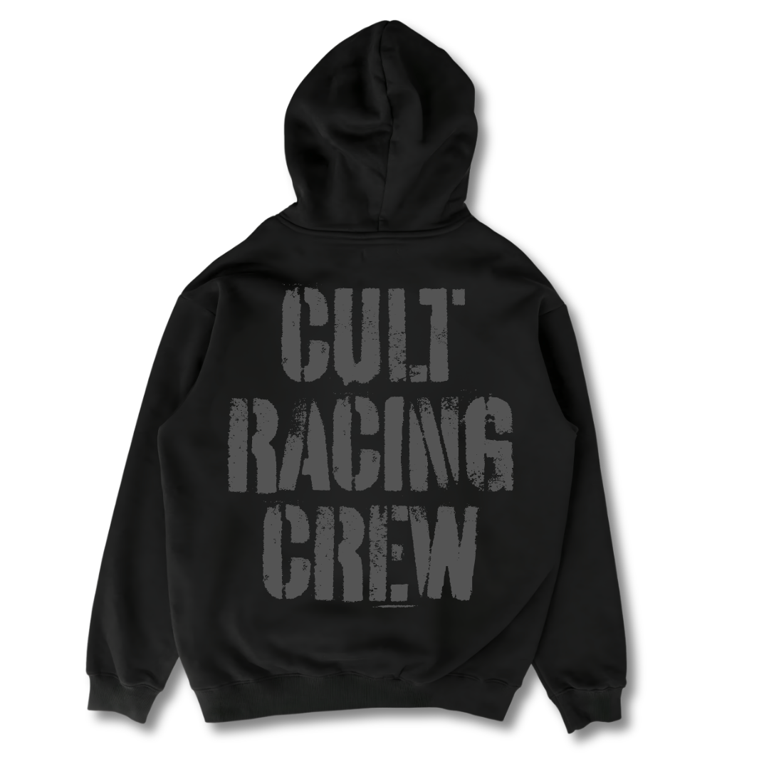 Cult Racing Crew Black - Hoodie