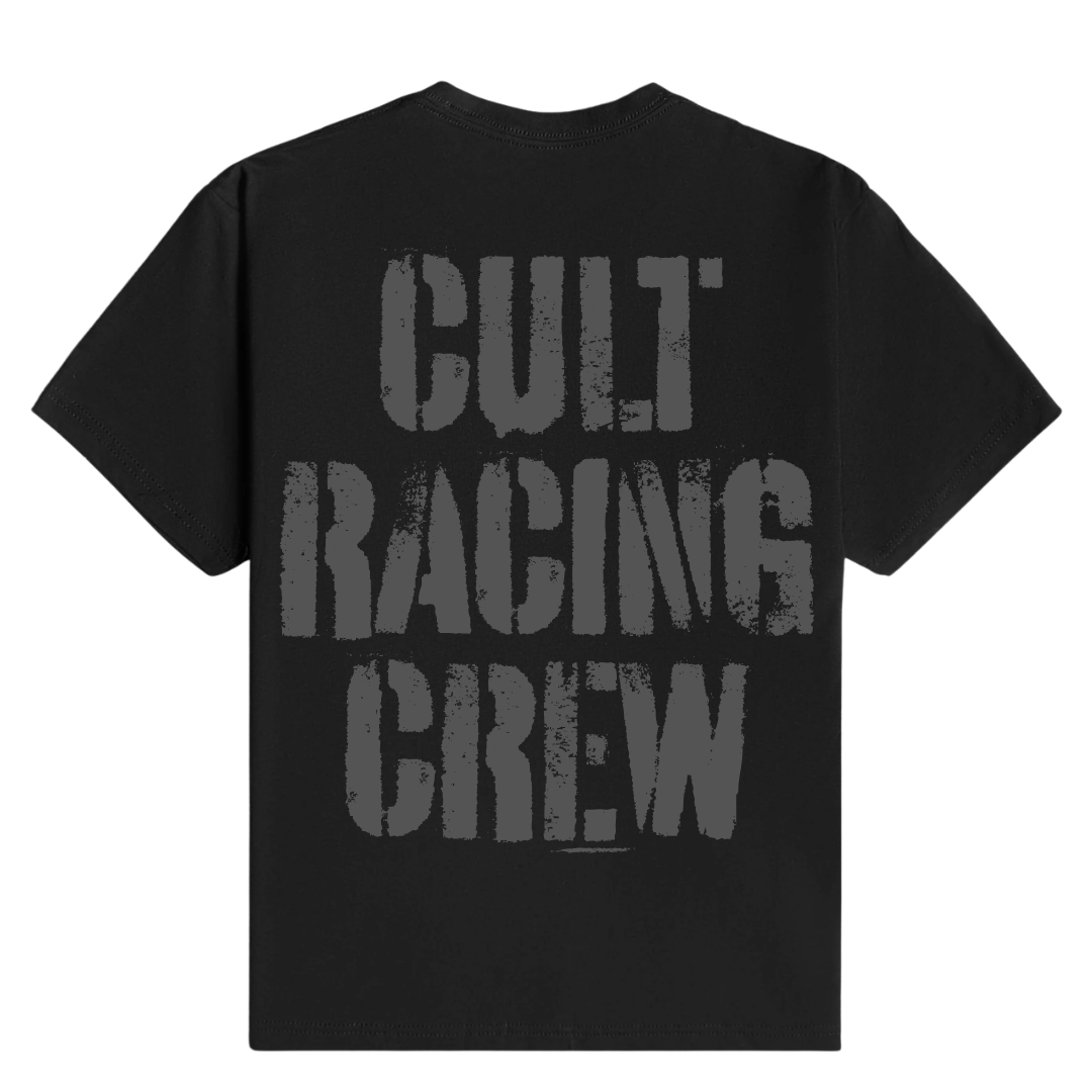 Cult Racing Crew Black - T-Shirt