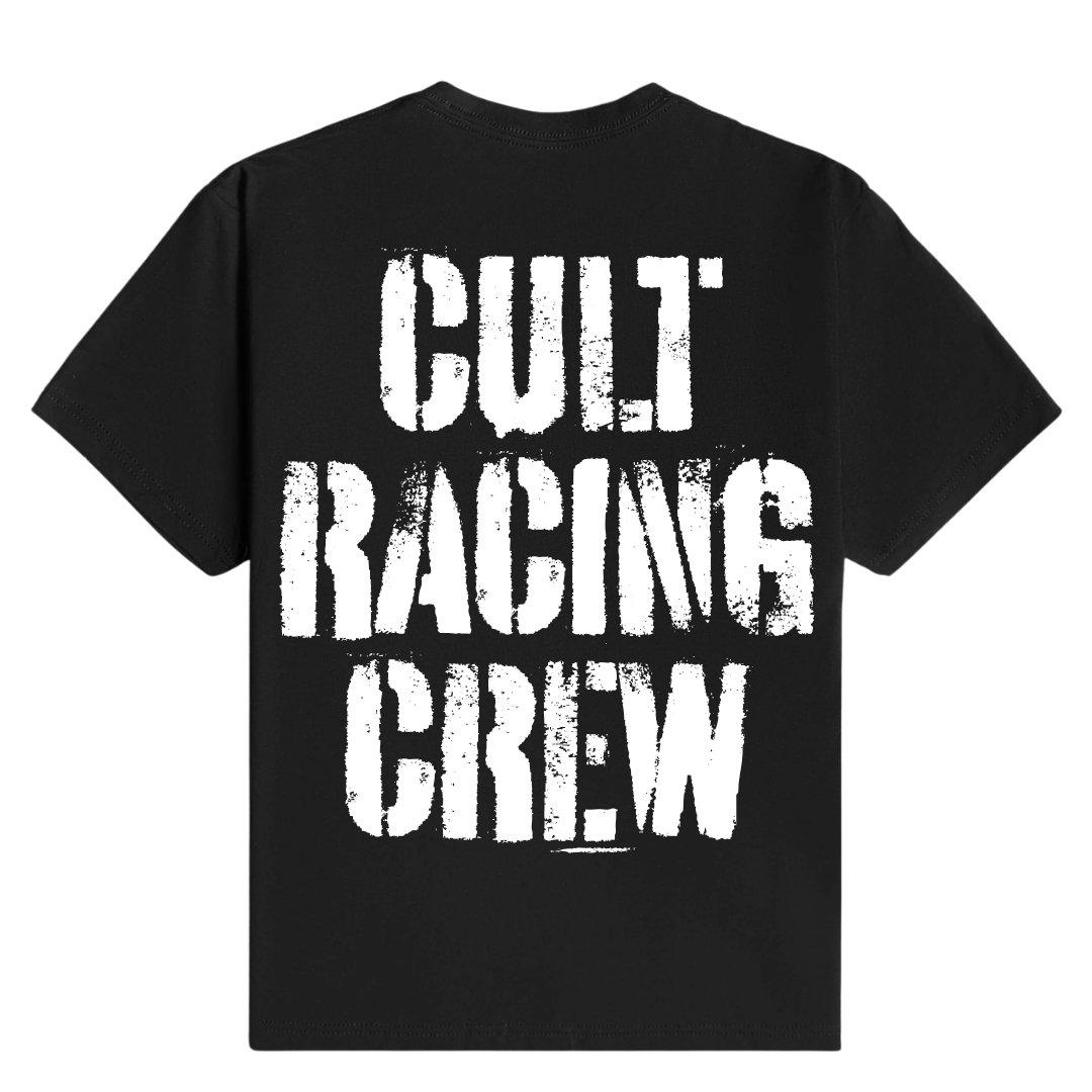 Cult Racing Crew White - T-Shirt