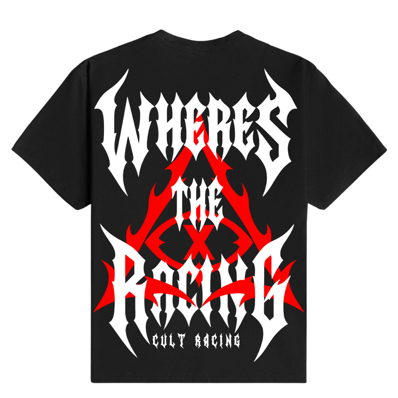 Wheres The Racing Red - T-Shirt back
