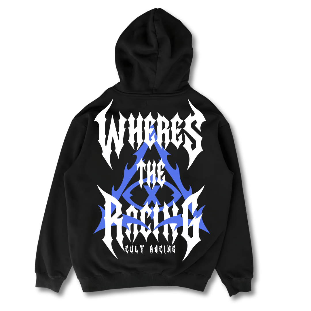 Wheres The Racing Blue - Hoodie