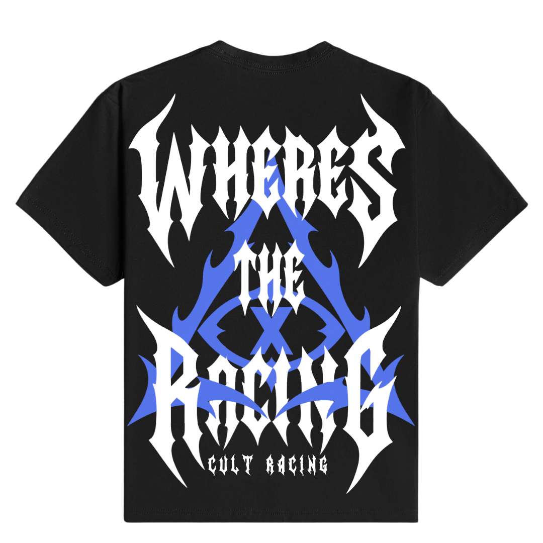 Wheres The Racing Blue - T-Shirt