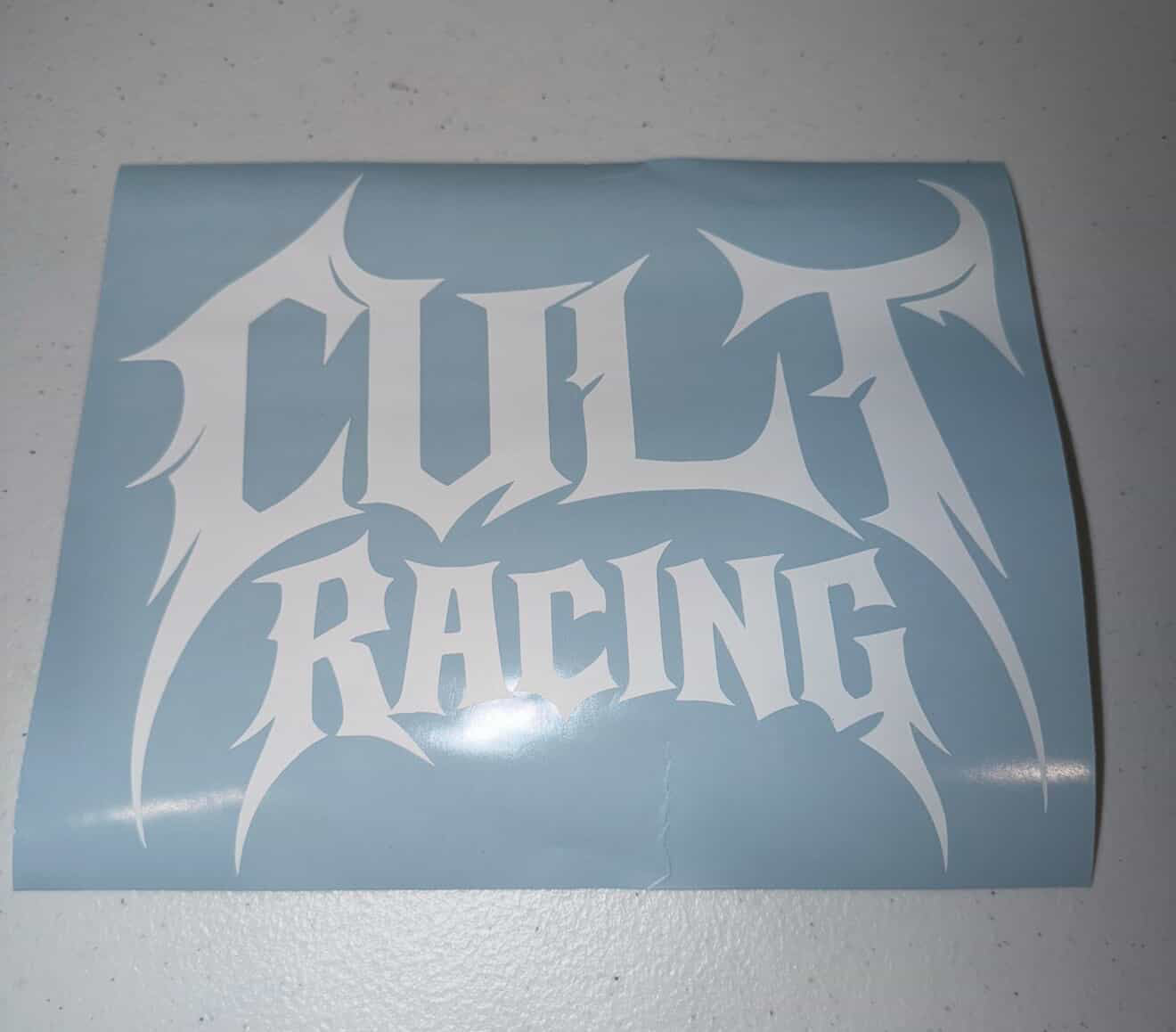 Cult Racing Helmet Sticker