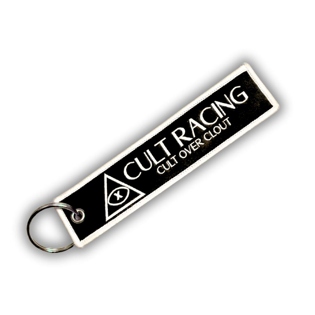 "Cult Over Clout" Key Chain