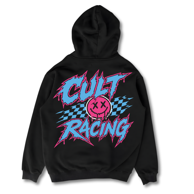 Checkered Smiley - Hoodie back