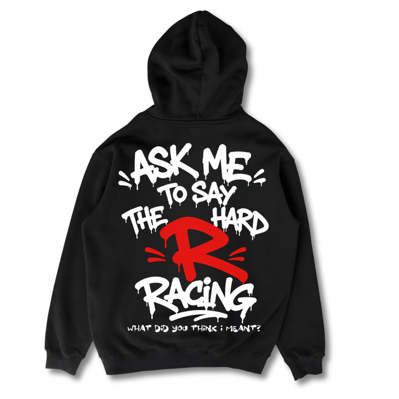 Hard R - Hoodie back
