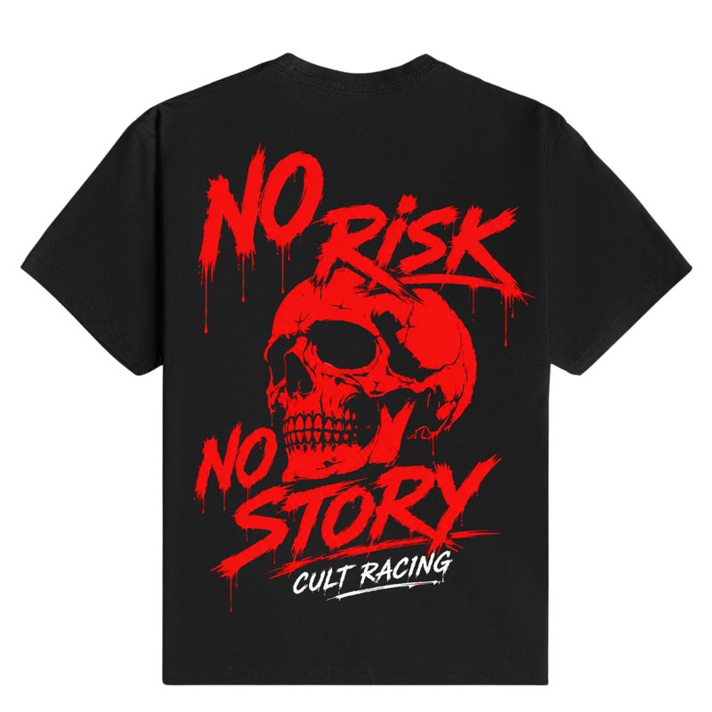 No Risk No Story - T-Shirt back