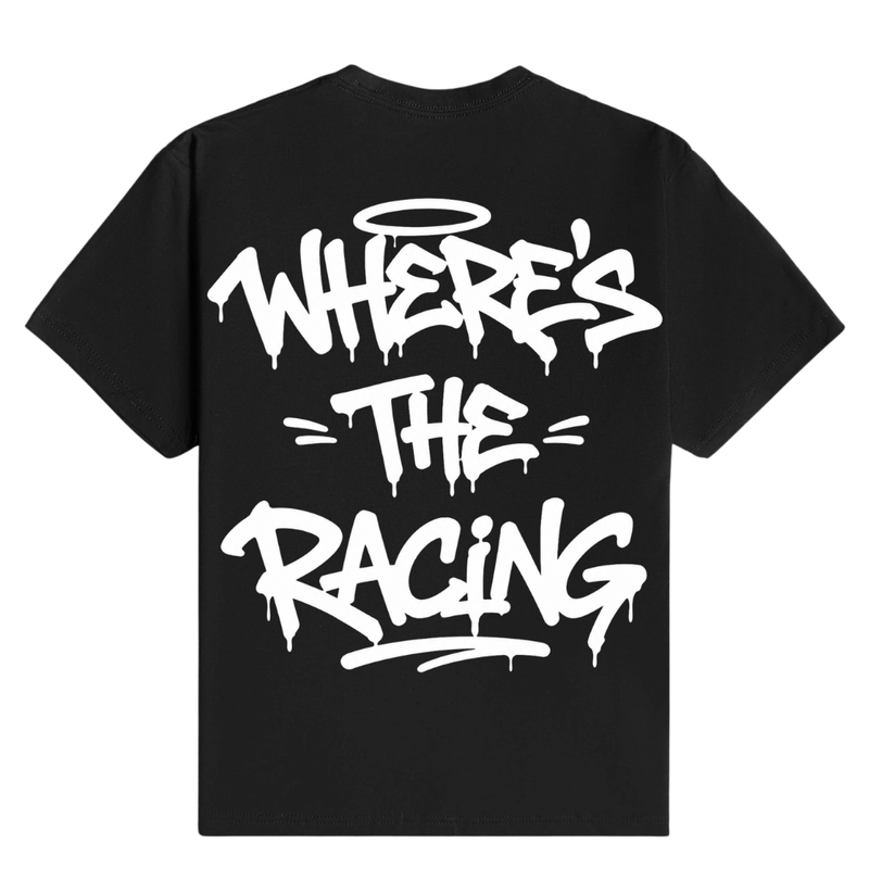Where's The Racing - T-Shirt back